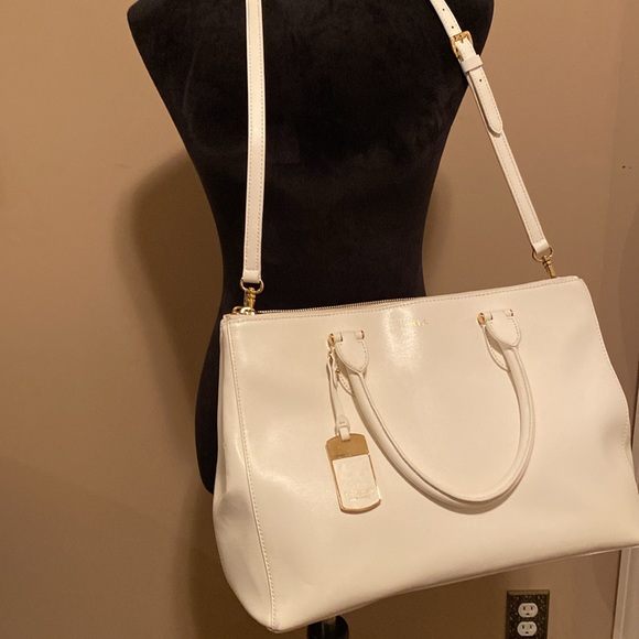 Lauren Ralph Lauren White Handbag